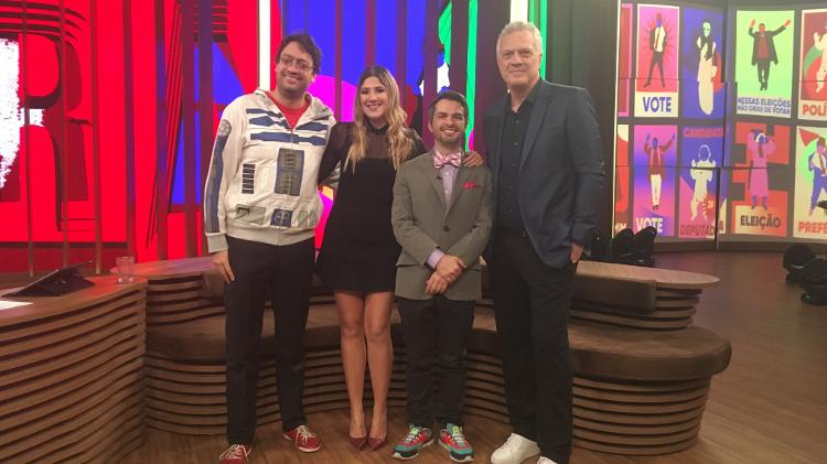 Fernando Caruso, Bruno Motta e Dani Calabresa conversam com Pedro Bial nesta sexta - Divulgação - Divulgação