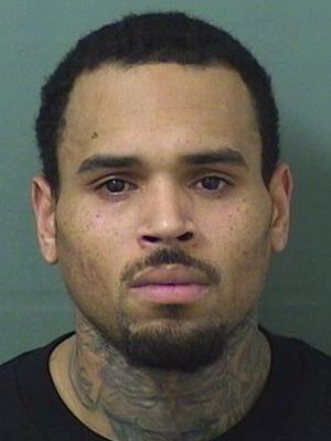 Foto Chris Brown preso - Reprodução