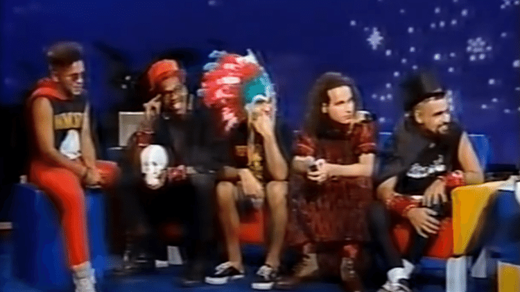 Gangrena Gasosa em entrevista para Jô Soares no SBT, nos anos 90 - Reprodução - Reprodução