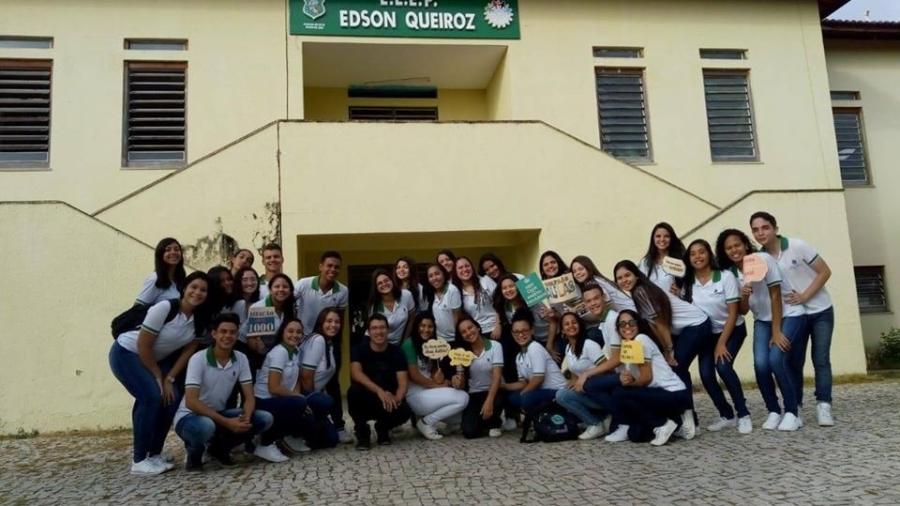 Alunas da Escola Estadual de Educação Profissional Edson Queiroz - Divulgação