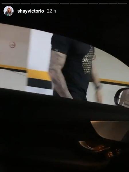 Shay mostra goleiro Jean fazendo desafio #InMyFeelingsChallenge - Reprodução/Instagram - Reprodução/Instagram