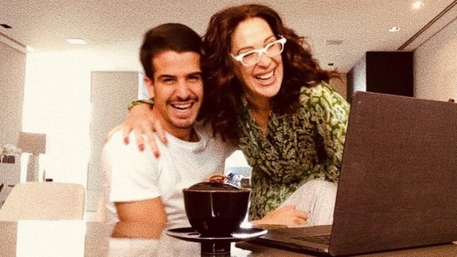 Claudia Raia e Enzo Celulari, filho de seu casamento com Edson Celulari - Reprodução/Instagram