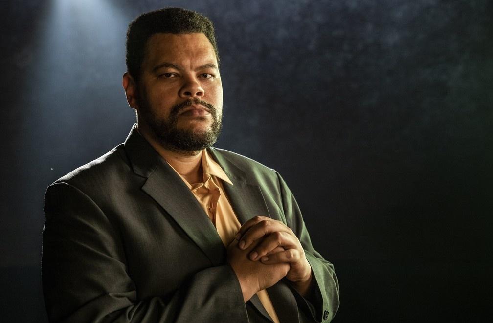 Babu Santana como Muhammad Ali para a série "Falas Negras" - Divulgação/Victor Pollak/Globo