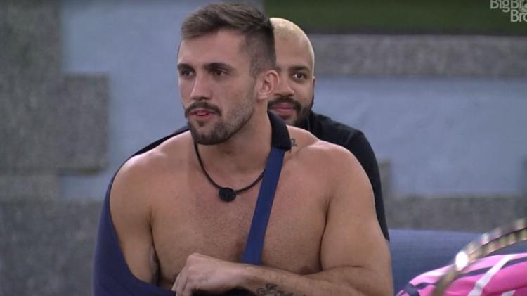 BBB 21: Arthur durante jogo - Reprodução/ Globoplay - Reprodução/ Globoplay