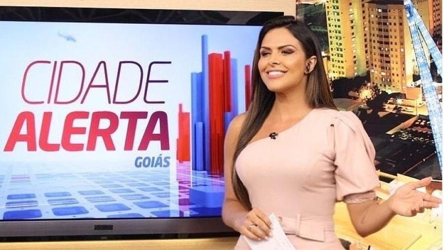 A apresentadora Silvye Alves comanda o "Cidade Alerta" local em Goiás, da Record TV - Reprodução/Instagram