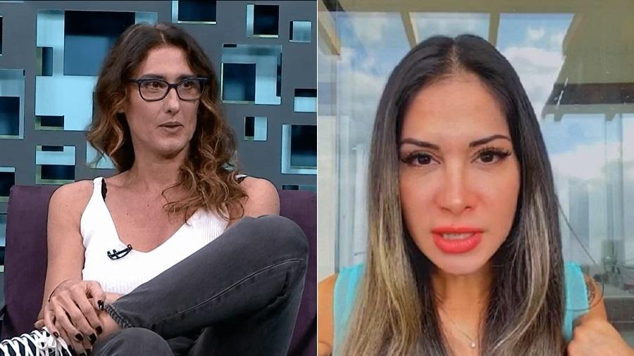 Paola Carosella critica Maíra Cardi por falar sobre estupro alimentar em vídeos - Paola Carosella (Divulgação/GNT) e Maíra Cardi (Reprodução/Instagram)