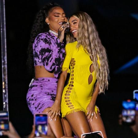 Ludmilla e Brunna Gonçalves dançam em cima do palco - Victor Chapetta e Vitor Pereira/Ag News - Victor Chapetta e Vitor Pereira/Ag News