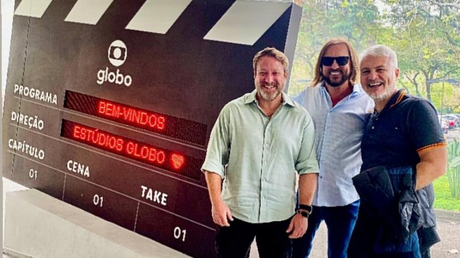 Sérgio Hondjakoff visita Estúdios Globo com terapeuta  - Reprodução/Instagram
