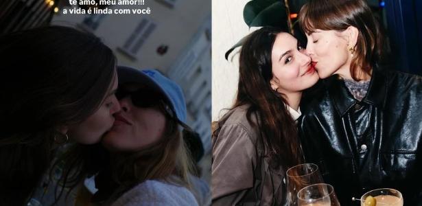 Marina Moschen celebra cinco anos de relacionamento com a fotógrafa Emilia Sauaia