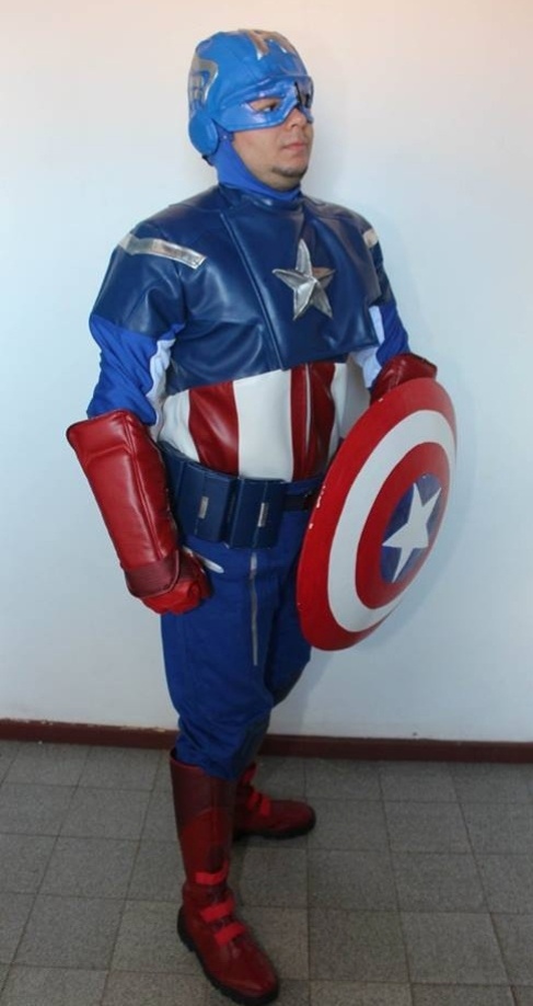 Fantasia do super-herói Capitão América, feita pela Sakura Cosmaker - Divulgação