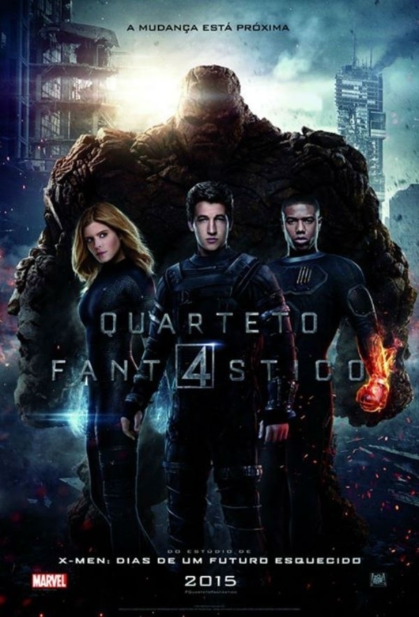 Pôster do filme "Quarteto Fantástico" (2015) - Divulgação