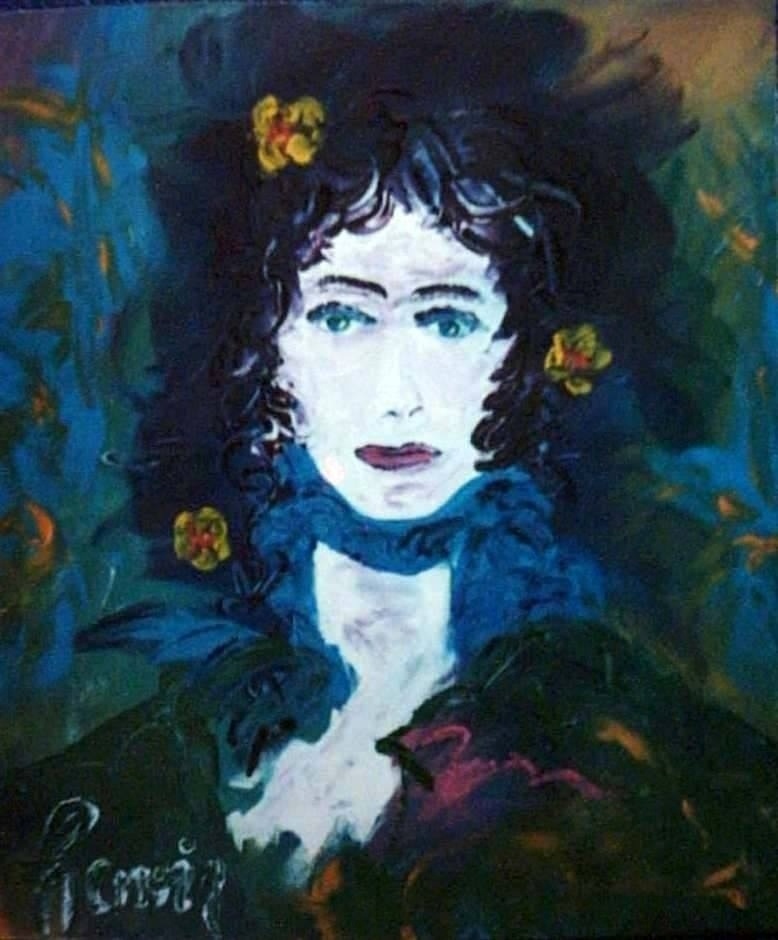 Obra do médium Giovanni D' Andrea, atribuída a Renoir - Reprodução/Facebook