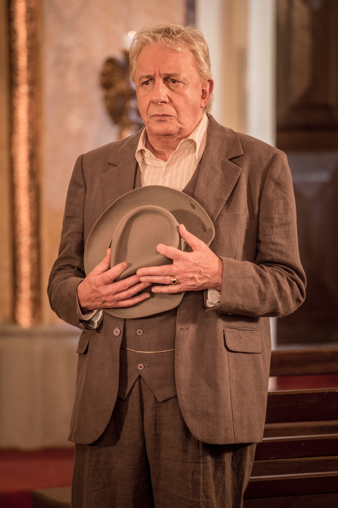 Marco Nanini é Pancrácio em "Êta Mundo Bom" - TV Globo/Divulgação