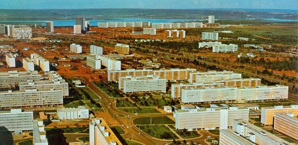 Vista das quadras 105 e 106 Sul nos anos 1960 - Divulgação / Arquivo Público do Distrito Federal - Divulgação / Arquivo Público do Distrito Federal