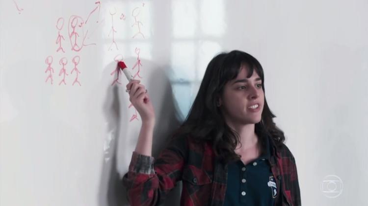 Lica dá aula sobre machismo em "Malhação - Viva a Diferença" - Reprodução/TV Globo - Reprodução/TV Globo