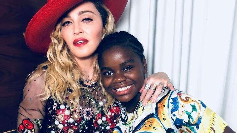 Madonna tem uma relação especial com o país africano, terra natal de quatro de seus filhos: David Banda, 12, Mercy James, 12 (na foto), e as gêmeas Stella e Estere, de 5 anos - Reprodução/Instagram
