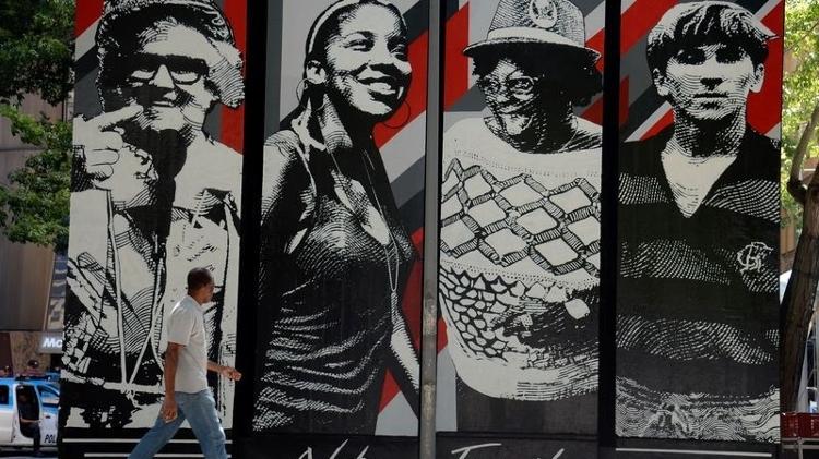 Chacrinha, "moça da favela",  Tia Surica e Zico, homenageados em "Aquele Abraço" - Tomaz Silva/Agência Brasil - Tomaz Silva/Agência Brasil