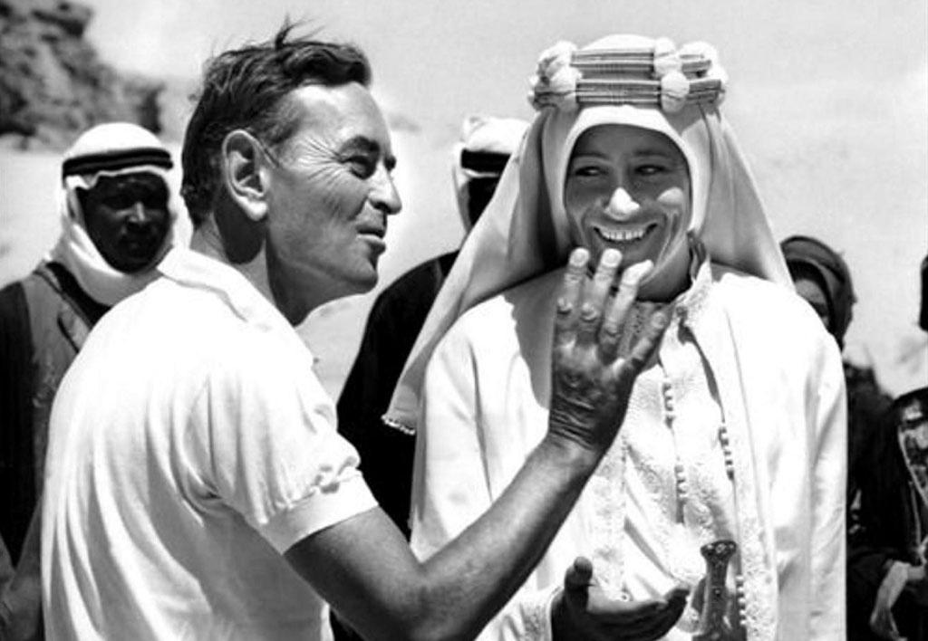 David Lean nas gravações de "Lawrence da Arábia" (1962) - Divulgação