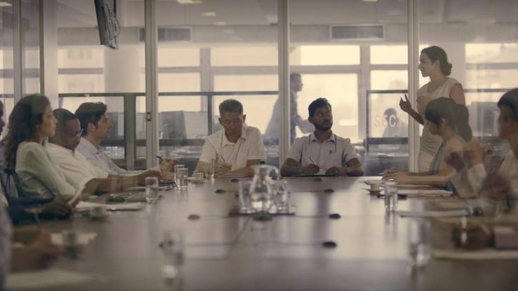 Cena gravada dentro do prédio da Folha de S.Paulo - Divulgação - Divulgação