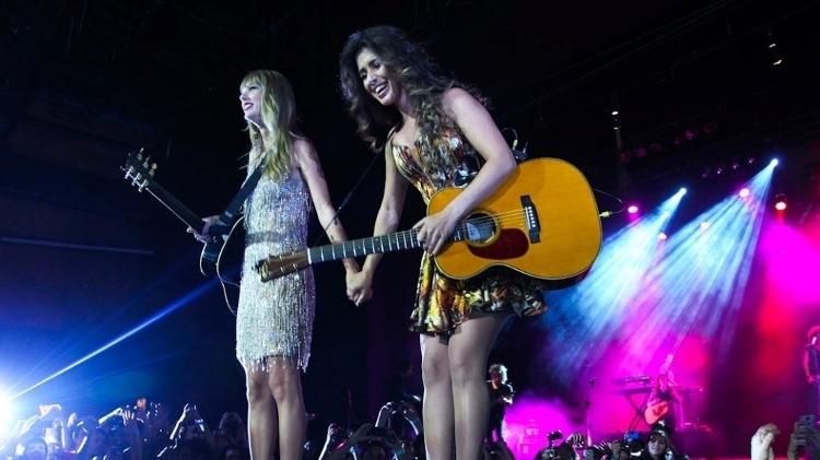 Taylor Swift e Paula Fernandes - Felipe Panfili e Roberto Filho/AgNews - Felipe Panfili e Roberto Filho/AgNews