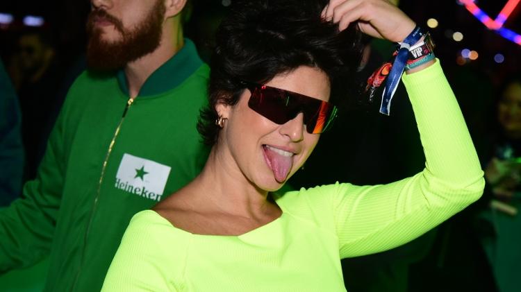 Fernanda Paes Leme se diverte no terceiro dia de Rock in Rio - Leo Franco / AgNews - Leo Franco / AgNews