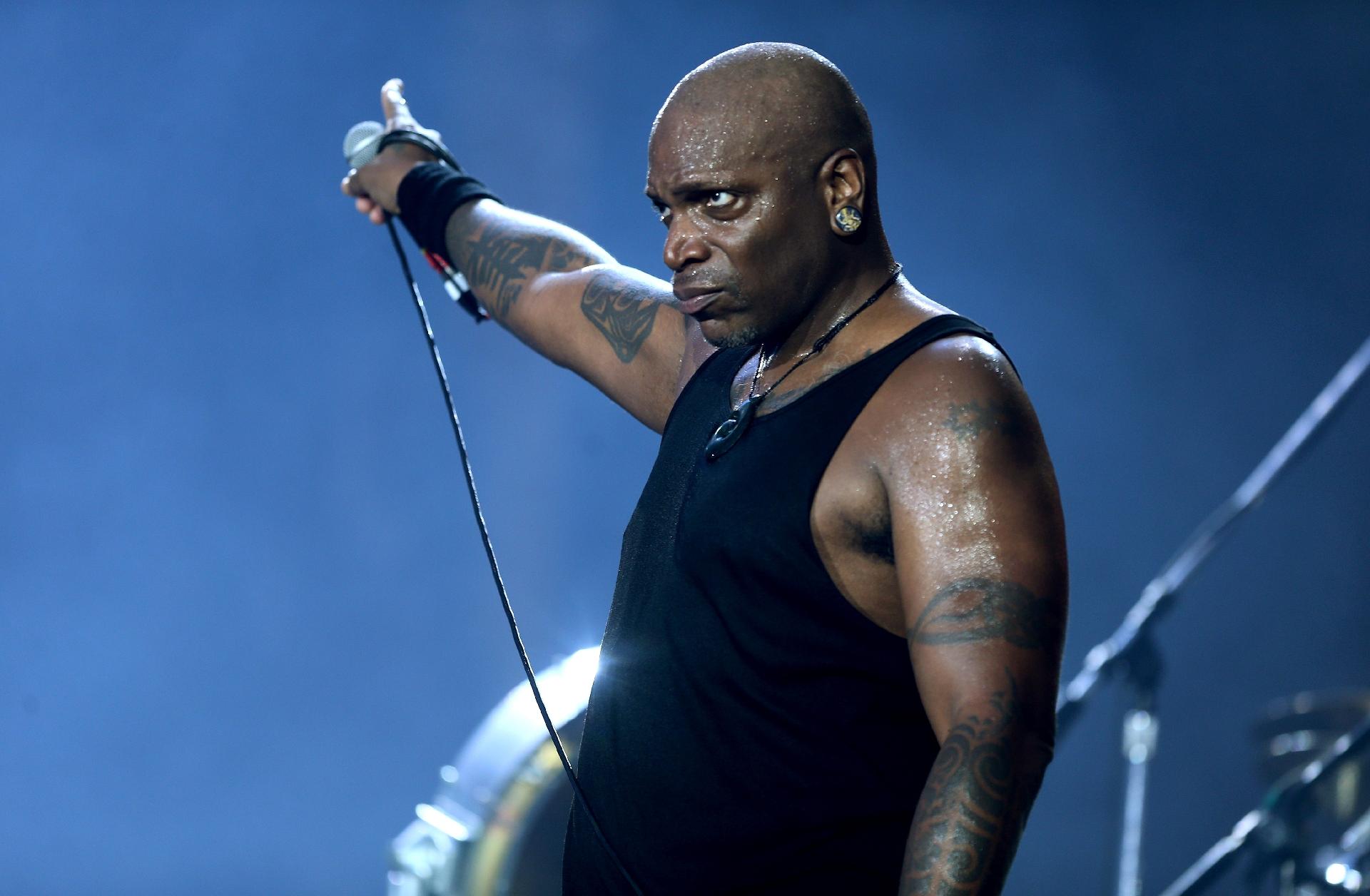 Vocalista do Sepultura, Derrick Green, no Rock In Rio 2019 - WILTON JUNIOR/ESTADÃO CONTEÚDO