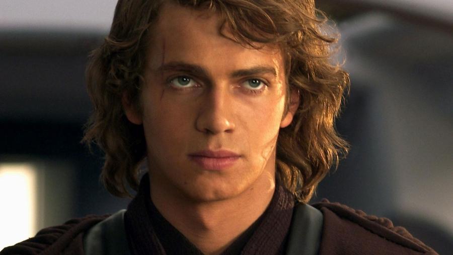 Anakin Skywalker, interpretado por Hayden Christensen, na trilogia prequel de "Star Wars" - Reprodução