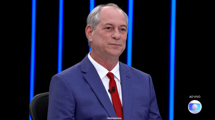 Jornal Nacional: Ciro Gomes foi o segundo candidato a presidência entrevistado no jornal - Reprodução/TV Globo