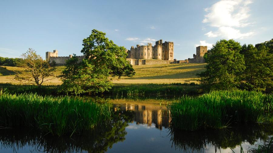 Castelo de Alnwick, na Inglaterra
