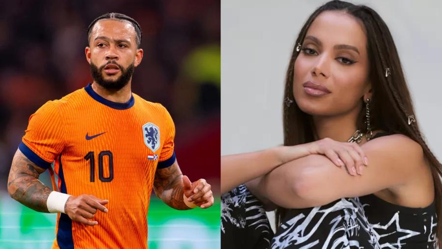 Memphis Depay e Anitta foram vistos juntos em Paris - Reprodução