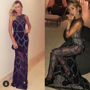 Ana Paula Justus com o body preto e Gabriela Pugliesi com o body nude - Reprodução/Instagram shoquei - Reprodução/Instagram shoquei