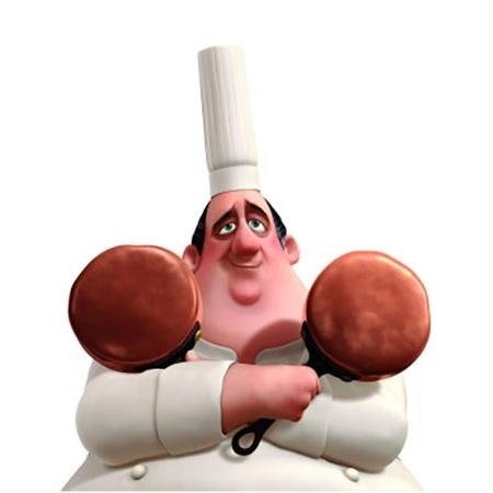 O chef Auguste Gusteau, personagem da animação "Ratatouille" - Divulgação - Divulgação