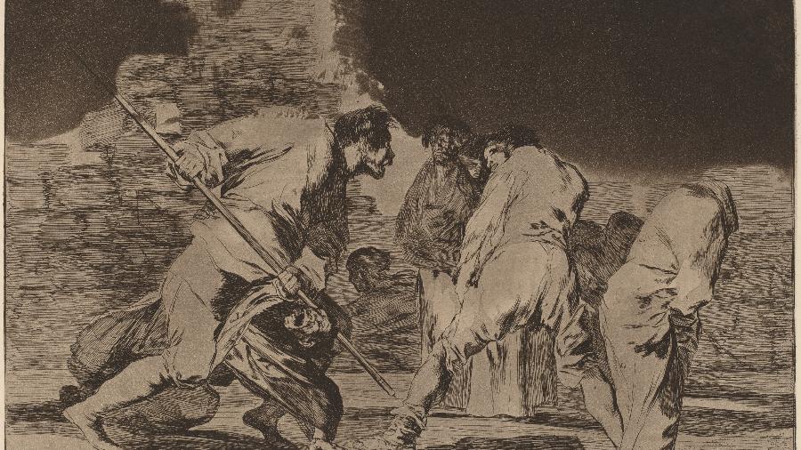 Obra "Disparate Furioso", de Francisco Goya - Divulgação/The Art Company