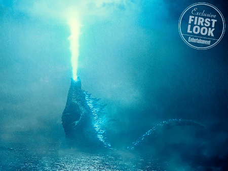 Primeira cena de Godzilla em "Godzilla: King of Monsters" - Reprodução/Entertainment Weekl/Warner Bros.