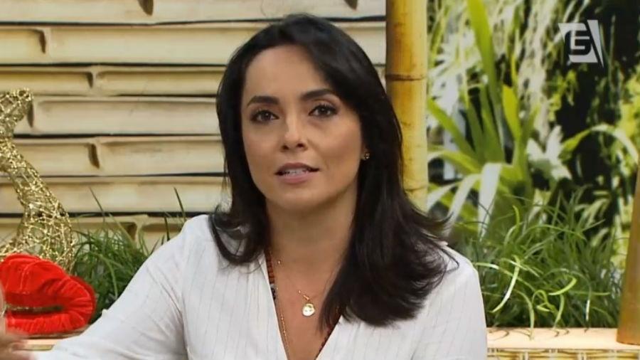 Izabella Camargo na Gazeta - Reprodução/Gazeta