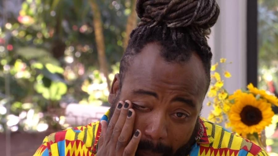 Rodrigo chora durante o "Mais Você" - Reprodução/Globo