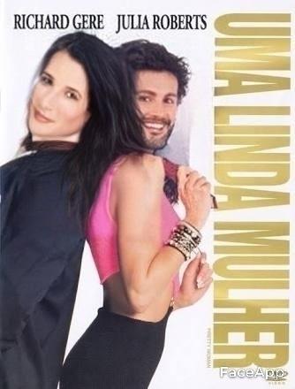 Richard Gere mulher ou Julia Roberts homem? Quem é mais bonito no pôster de "Uma Linda Mulher"? - Divulgação