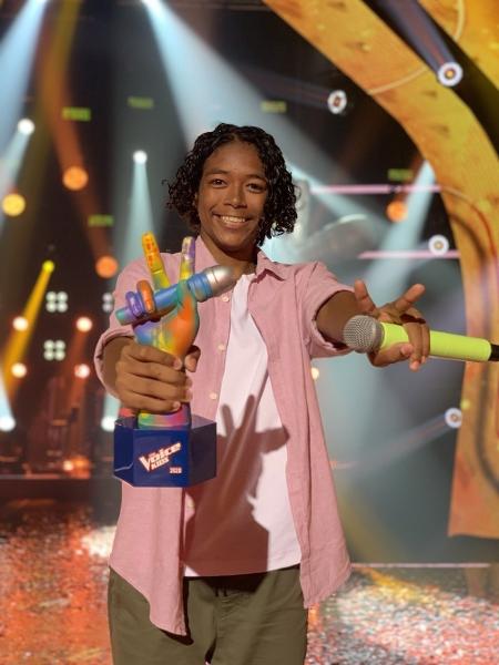 Kauê Penna, vencedor do "The Voice Brasil Kids" 2020 - TV Globo