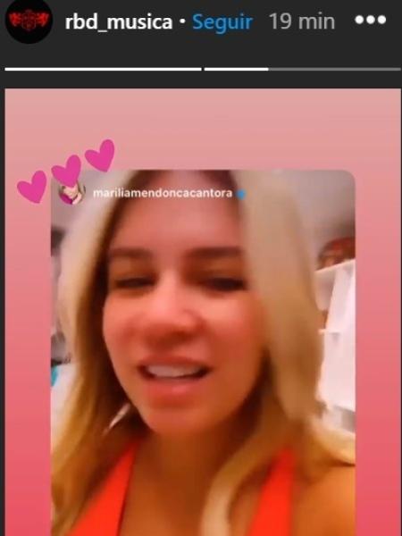 Marília Mendonça RBD - Reprodução/Instagram - Reprodução/Instagram