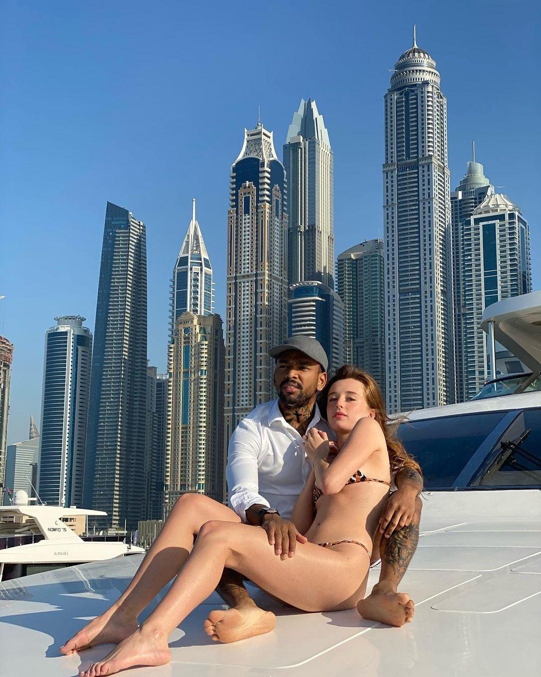 Nego do Borel em um 'singelo' passeio de barco em Dubai - Reprodução/Instagram
