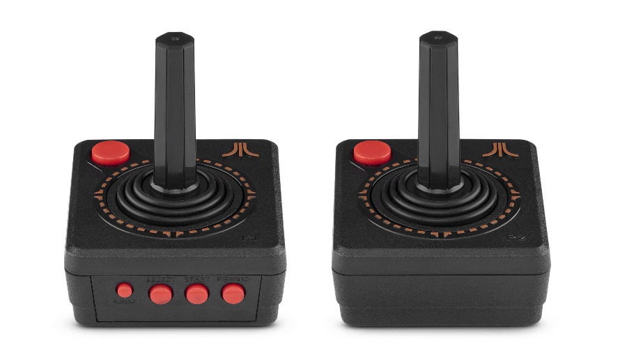 Controles de alavanca do Atari Flashback X - Divulgação/Tec Toy