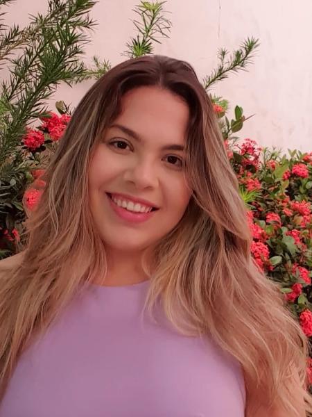 Jéssica Andrade, 24, é estudante de fisioterapia. Ela faz celibato com o namorado - Arquivo Pessoal
