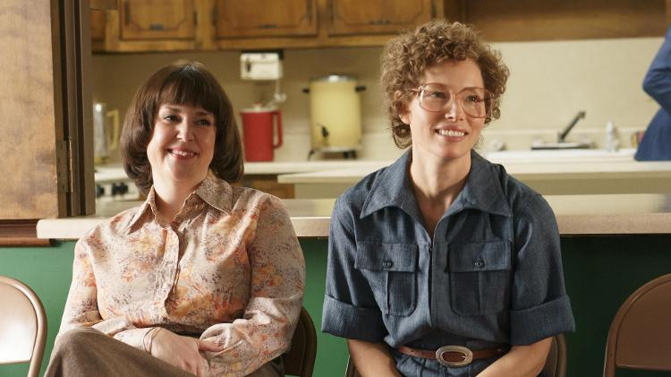 Candy and Betty, played by Melanie Lynskey and Jessica Biel in the series 'Candy' - Tina Rowden/Hulu - Tina Rowden/Hulu