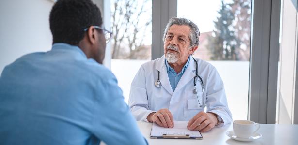Research shows that 46% of men only go to the doctor when they feel something wrong