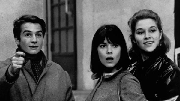 Jean-Pierre Léaud, Chatal Goyz e Marlène Jobert em Jean-Pierre Léaud, Chatal Goyz e Marlène Jobert em