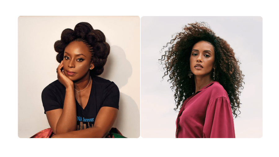 A escritora Chimamanda Ngozi Adichiee a atriz Taís Araujo estarão juntas na Bienal do Livro do Rio de Janeiro A escritora Chimamanda Ngozi Adichiee a atriz Taís Araujo estarão juntas na Bienal do Livro do Rio de Janeiro