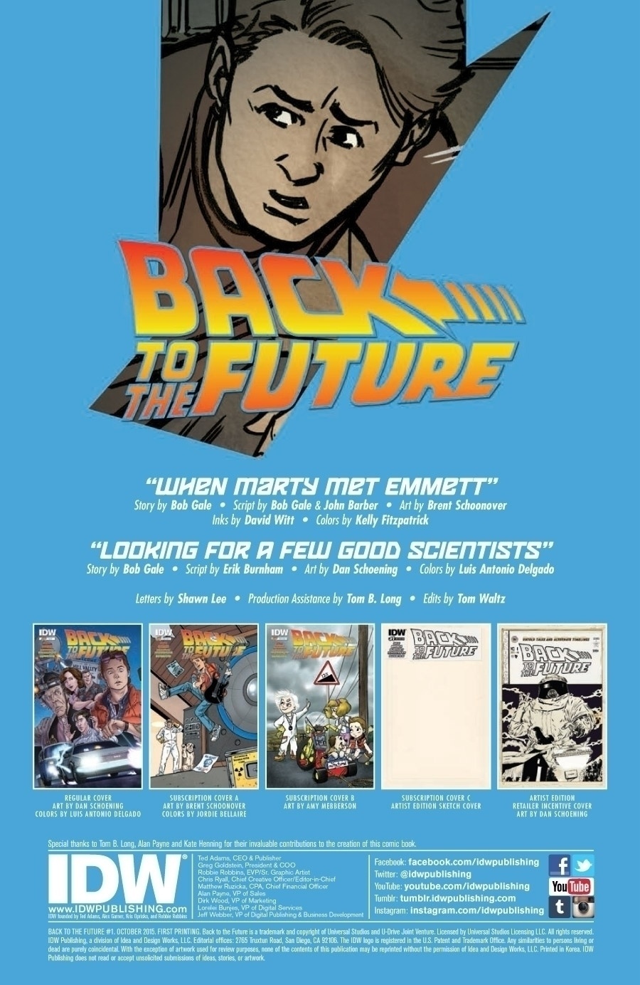 História de "De Volta para o Futuro" ganhar versões em HQ - Reprodução
