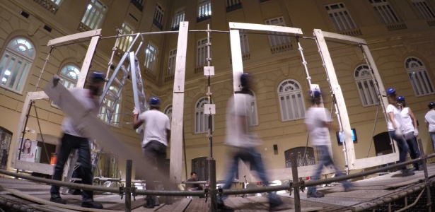 "Standard Time", do artista Mark Formanek  - Divulgação / Luccas Villela - Divulgação / Luccas Villela