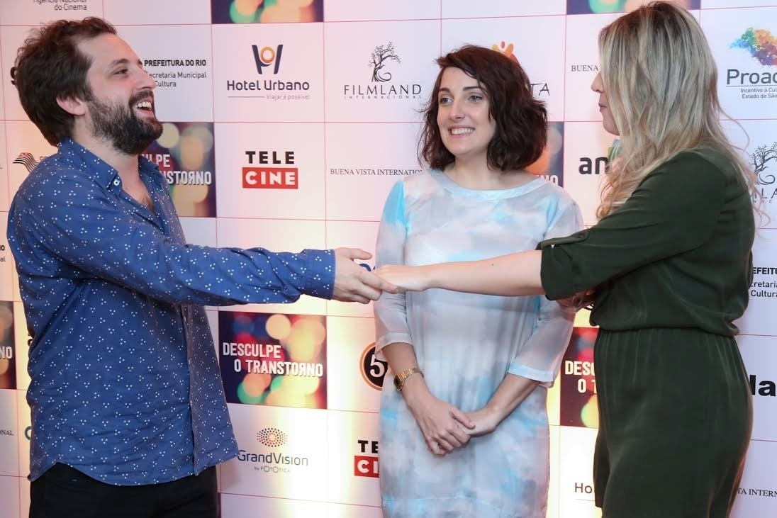 13.set.2016 - Gregorio Duviviver, Dani Calabresa e Clarice Falcão lançam filme - Roberto Filho/Brazil News