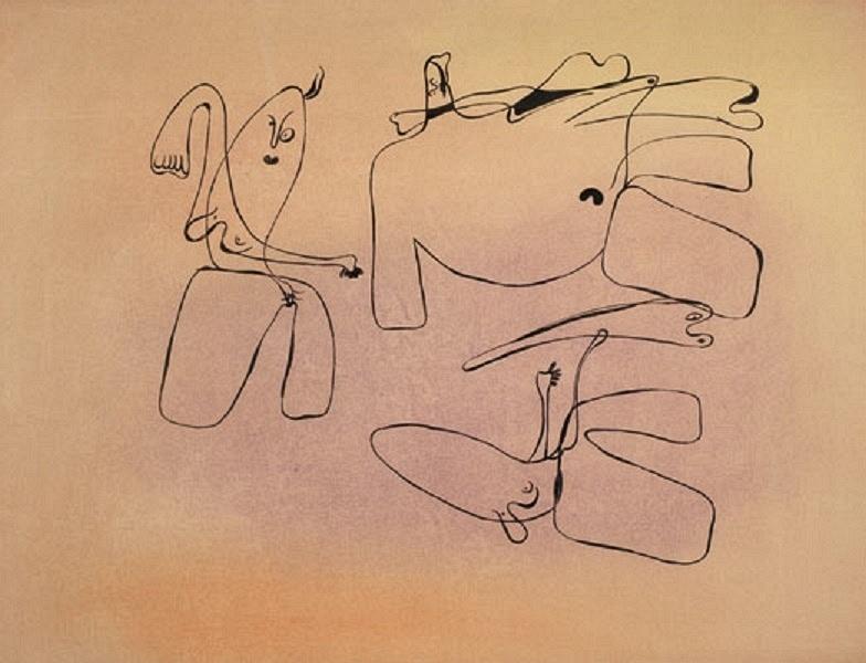 "Batalha de Arrogantes" (1934), de Joan Miró - Reprodução